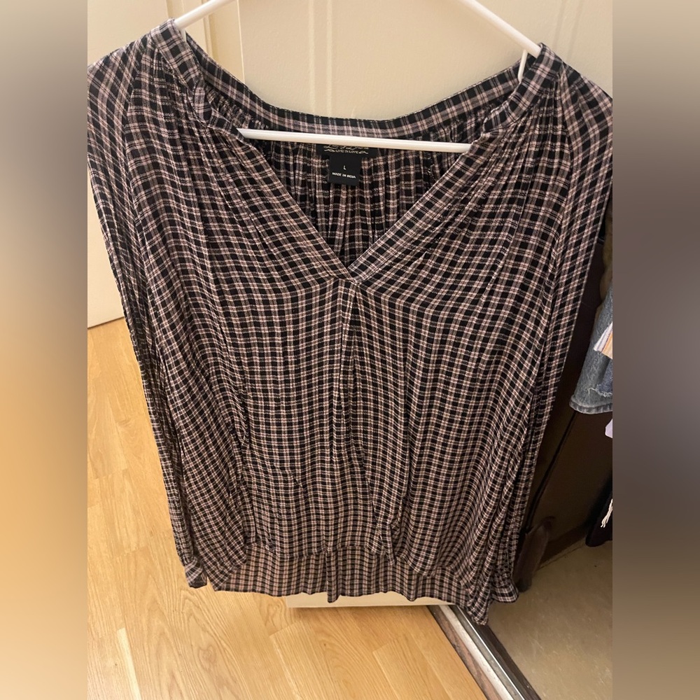 Lucky Brand peasant style blouse